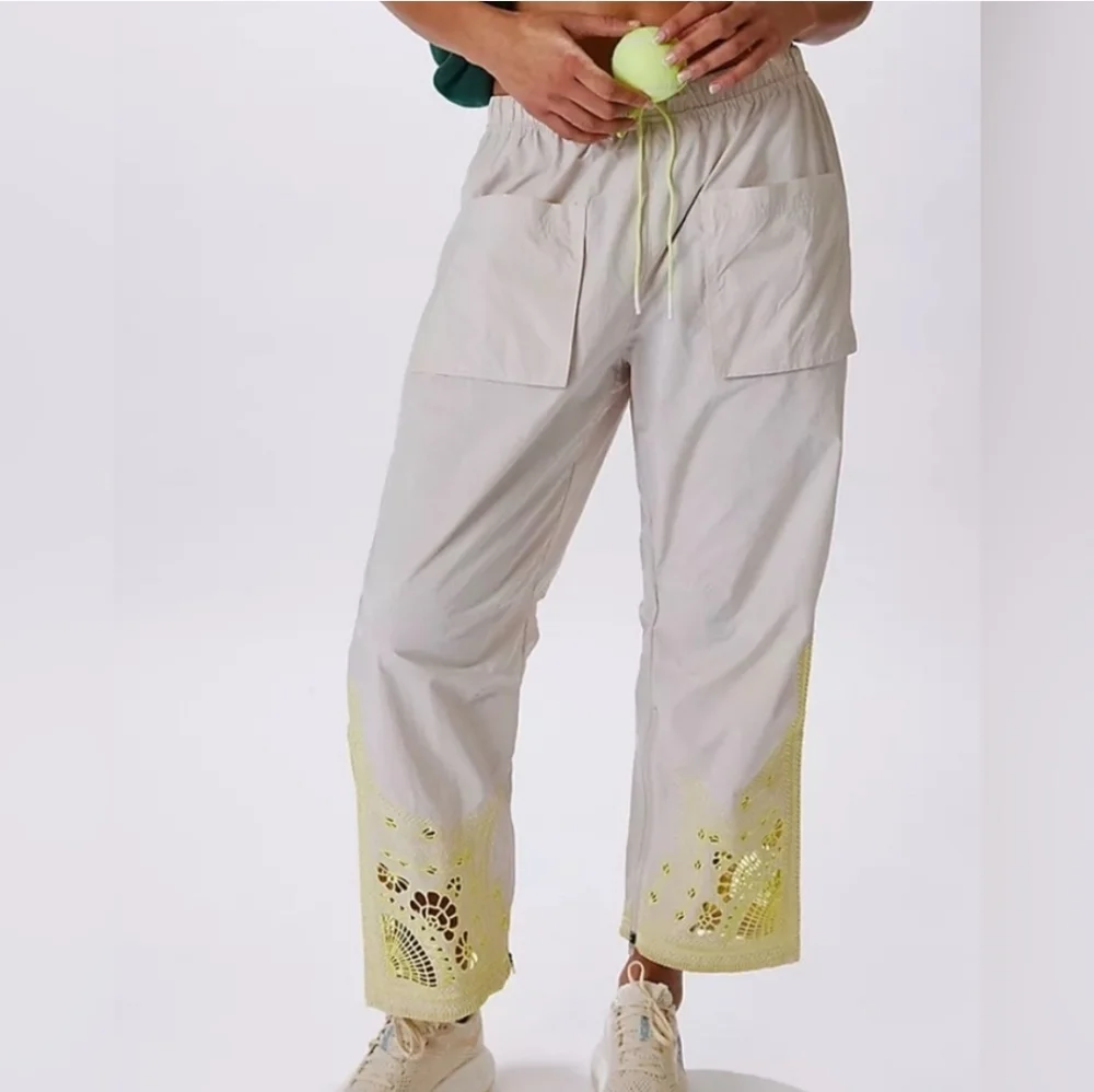 FREE PEOPLE Fly By Night Embroidered Pants NWT Medium - Picture 1 of 12